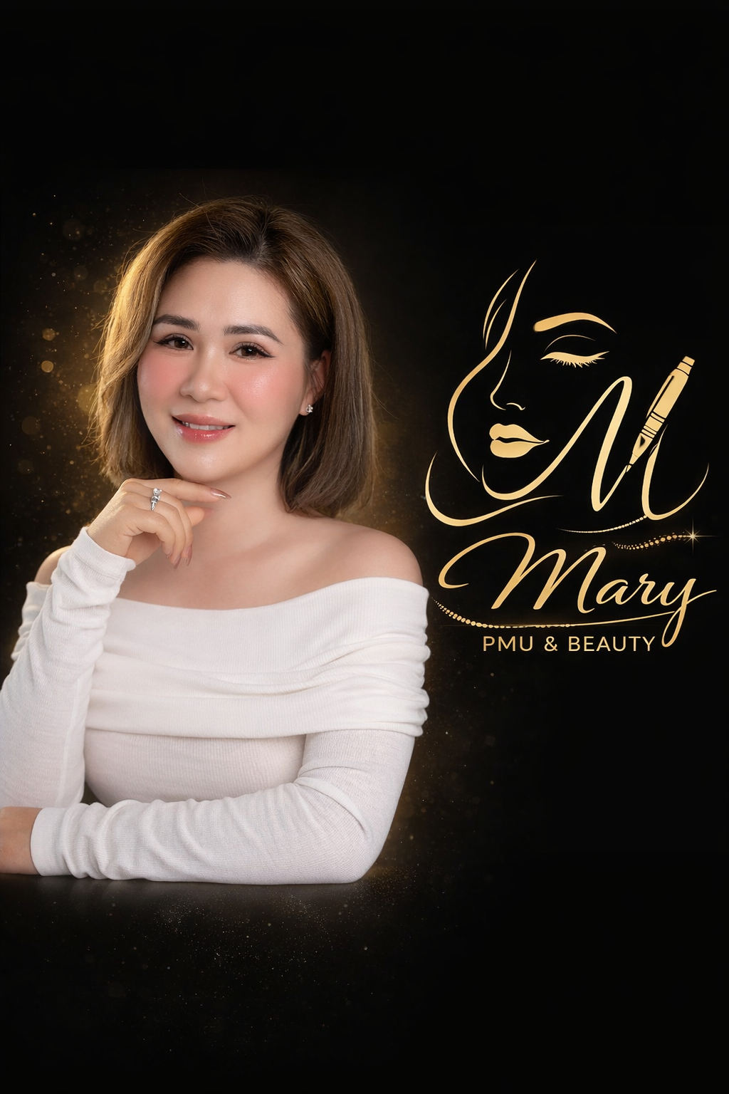 Mary, permanent makeup artist at Mary PMU and Beauty in Tiburon, California